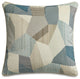 Renue Jetson 19" Velvet Throw Pillow, Set of 2, Mineral Blue