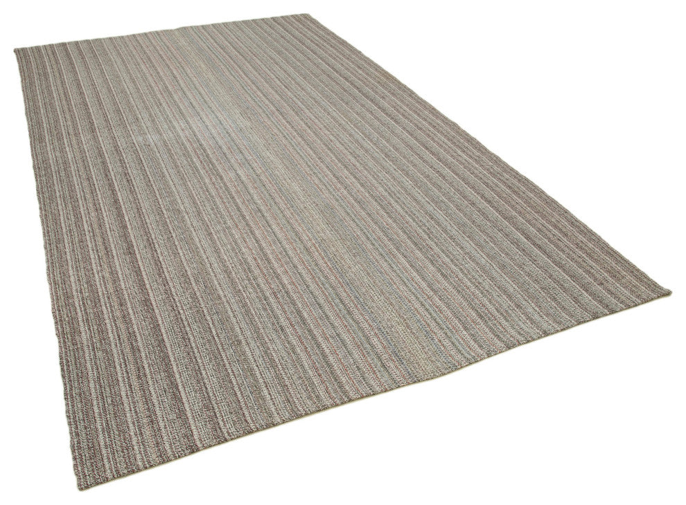 Rug N Carpet - Hand-knotted Turkish 6' 7'' x 10' 6'' Decorative Wool Kilim Rug
