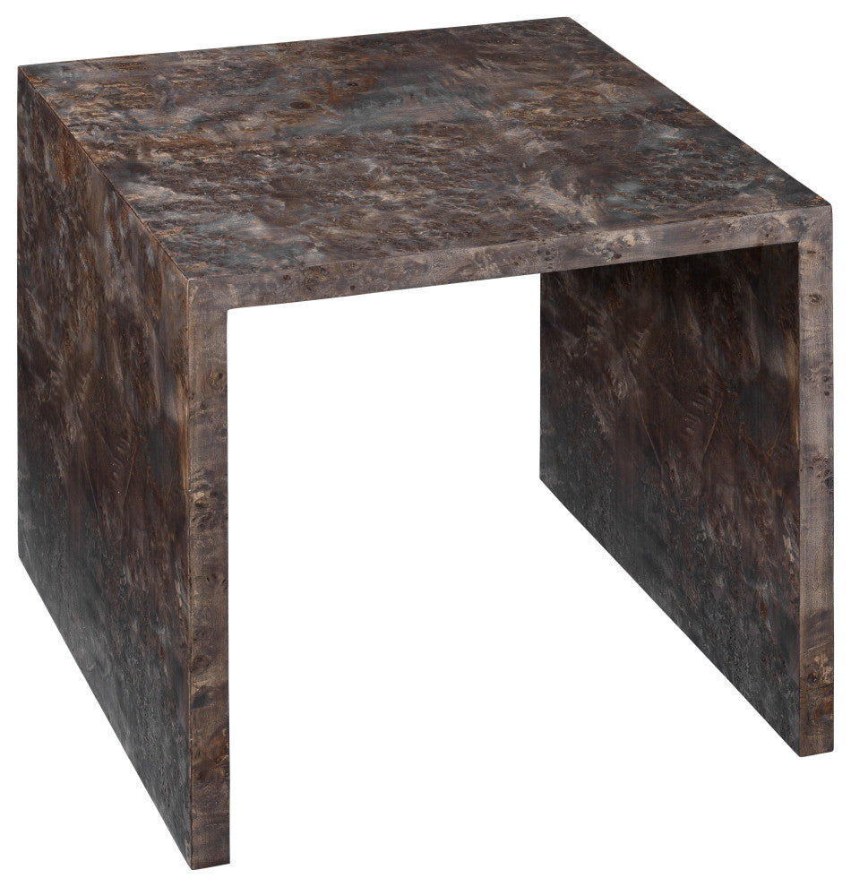 Bedford Wood Set of 2 Nesting Tables, Charcoal