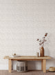 Crosshatch Peel and Stick Vinyl Wallpaper, Brown, 24" X 60"