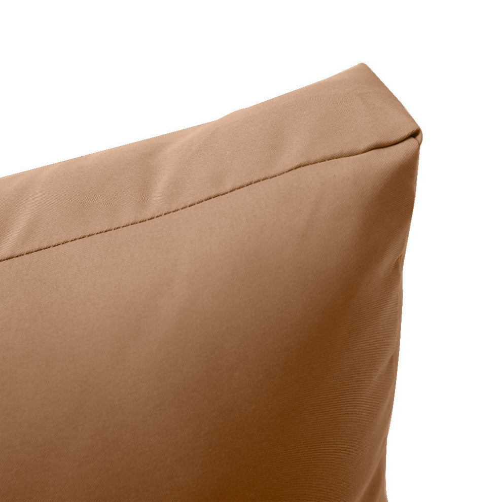 |COVER ONLY| Outdoor Knife Edge Small Deep Seat Backrest Pillow Slipcover AD104
