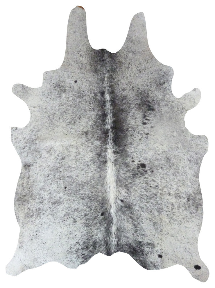 Cowhide Rug Salt and Pepper Black and White