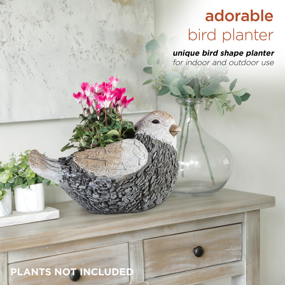 Bird Planter, 11"