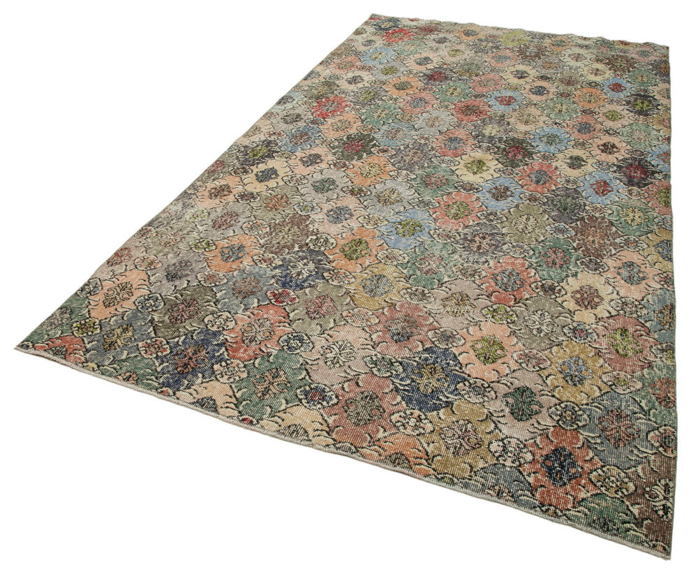 Rug N Carpet - Hand-knotted Turkish 5' 10'' x 10' 8'' Wool Vintage Rug