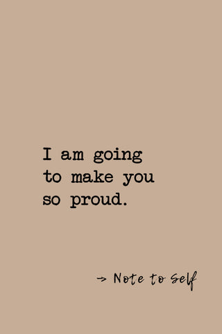 "Note to Self" Painting Print on Wrapped Canvas, 30x45