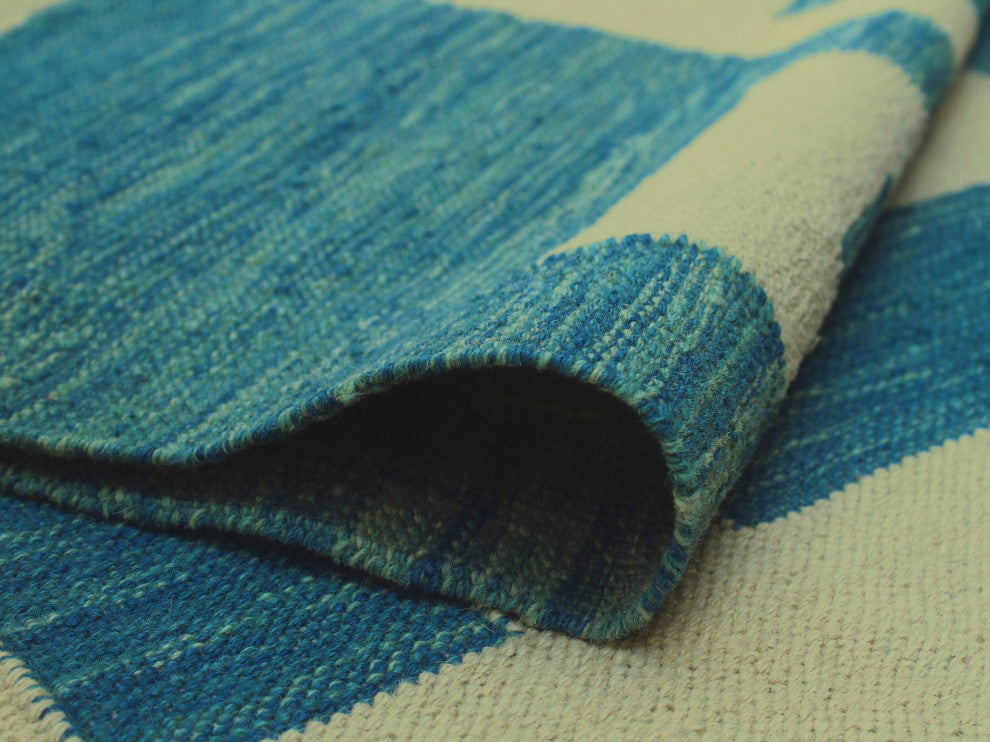 Winchester Kilim Vern Blue Rug