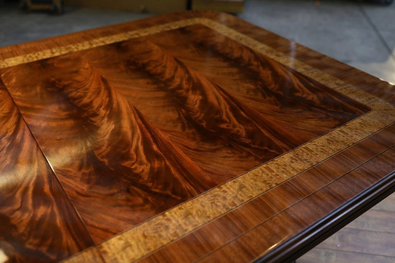 Large Mahogany Regency Dining Table by Leighton Hall