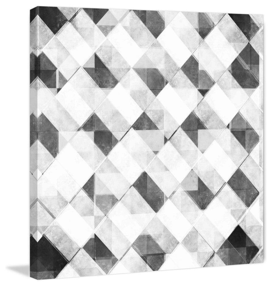 "Restricted Compilation" Painting Print on Canvas