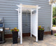 Outdoor Vinyl Shower In-Ground Post Mounting Extension Kit, 4 Pack
