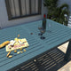 Rectangular 42x72 Table, Weathered Acorn, Nantucket Blue