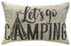 Let's Go Camping Linen Pillow