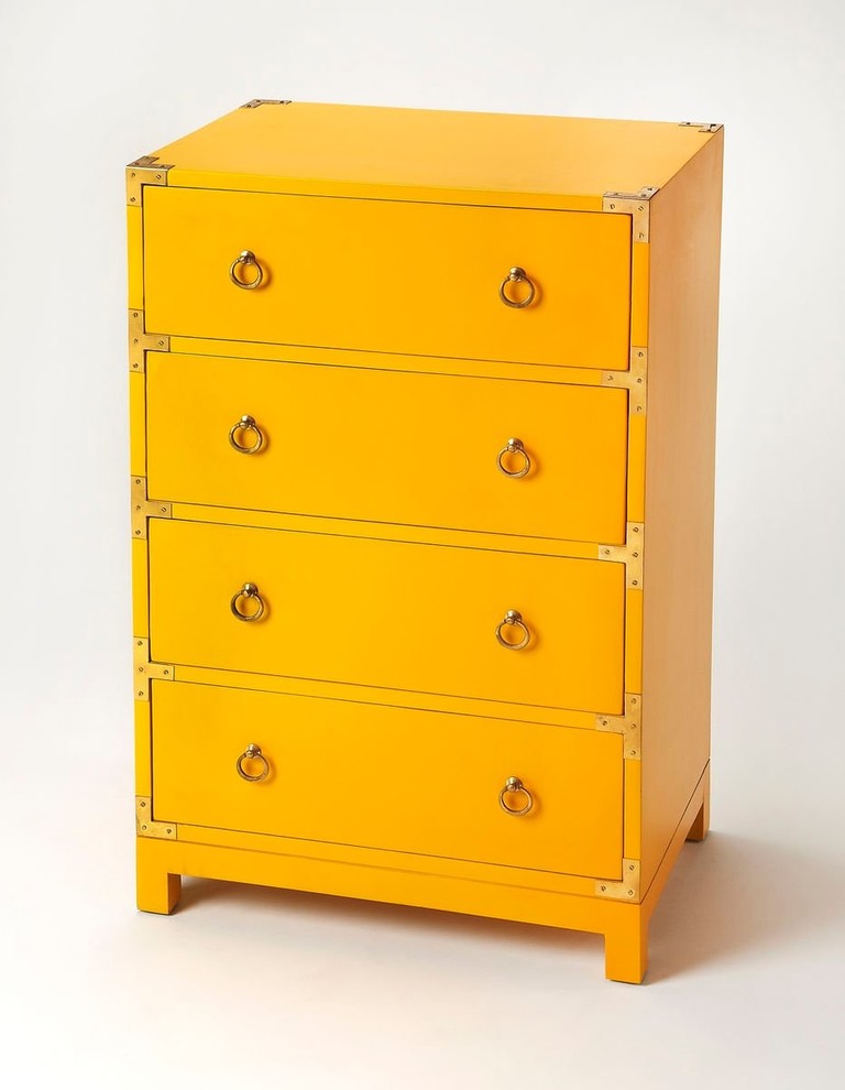 Butler Ardennes Yellow Campaign Accent Chest