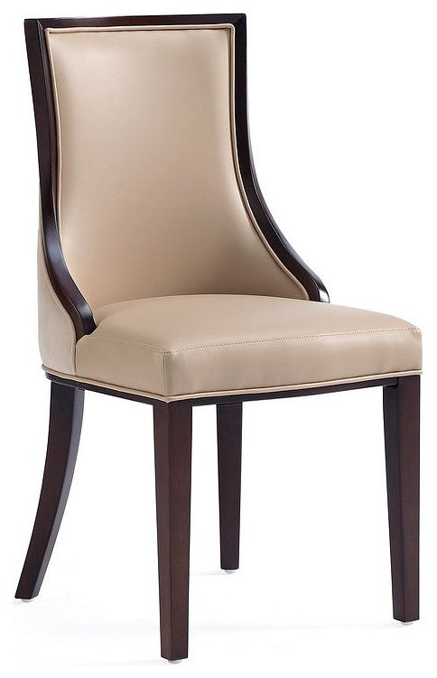 Manhattan Comfort Grand Dining Chairs, Tan, Set of 4