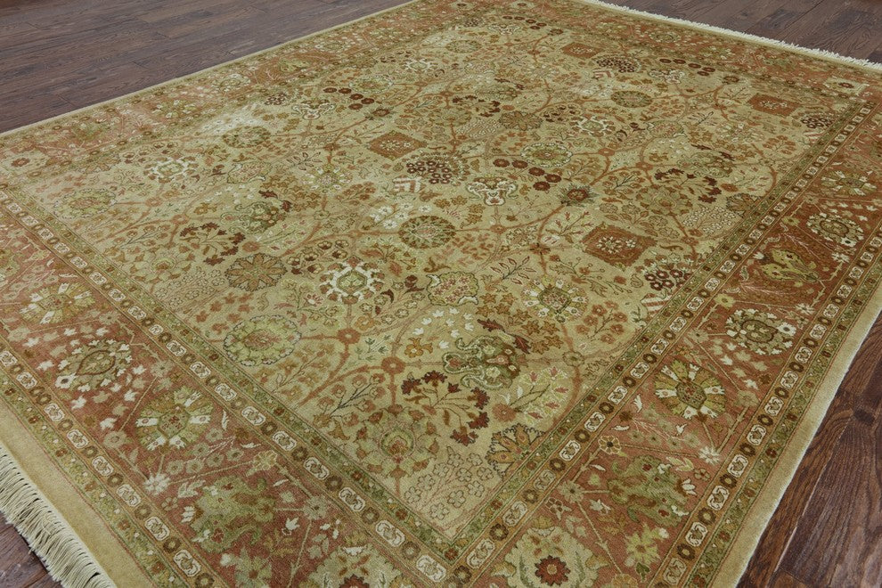 8'x10' Oriental Peshawar Hand Knotted Rug, W1999