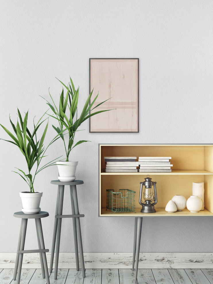 "Double Lane" Floater Framed Painting Print on Canvas, 16x24
