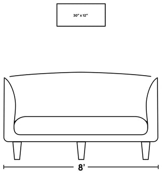 Heavy Skies I, 44 x 18