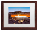 Blanchette Photography 'Lighted Frame', Wood Frame, White Matte, 20"x16"