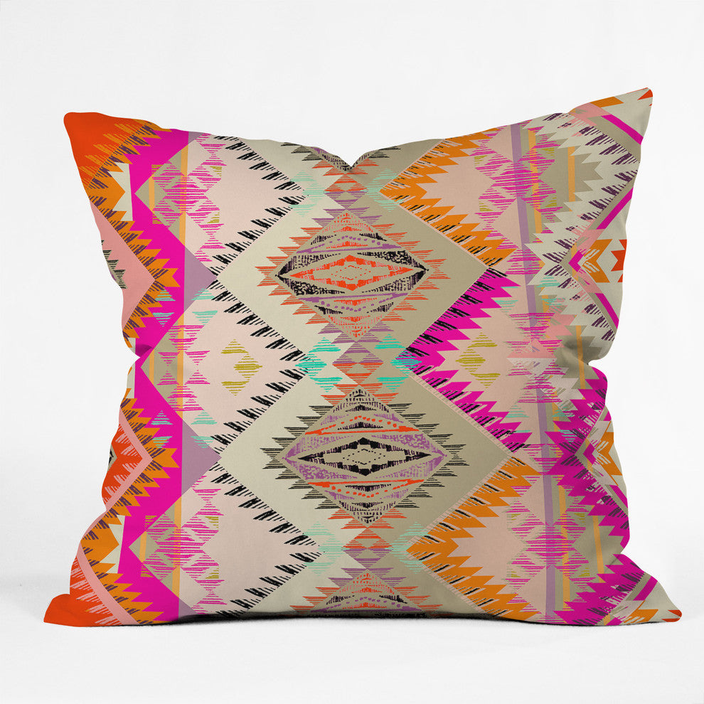 Pattern State Marker Southern Sun Throw Pillow, 18"x18"
