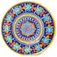 Deruta Ceramiche Sberna Antico Geometrico 17" Round Platter, 1