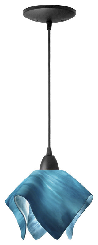 Jezebel Radiance Flame Pendant, Small, Sky Blue