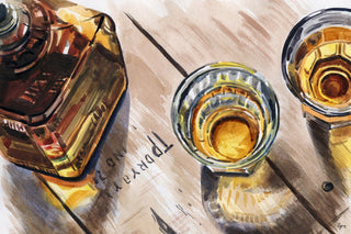 "Ap ro" Painting Print on Wrapped Canvas, 36"x24"