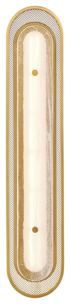 Tramore, Wall Sconce, 30", Gold, Silver Glass