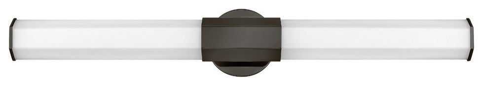 Hinkley Facet Bathroom Vanity Light, Black Oxide, 32"