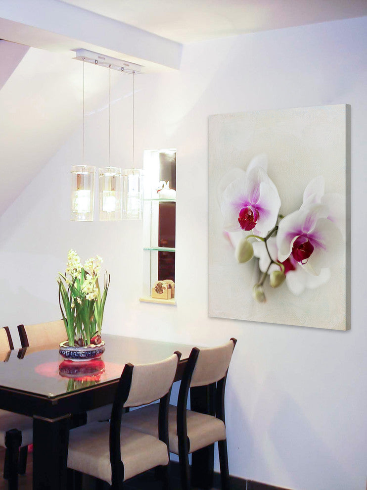 Marmont Hill, "Orchids" by Sylvia Cook Painting Print on Wrapped Canvas, 24x36