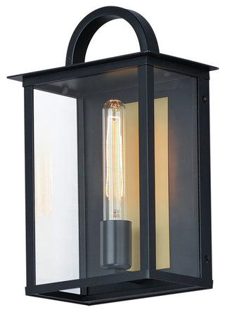 Maxim 30752CL Manchester 14" Tall Outdoor Wall Sconce - Black