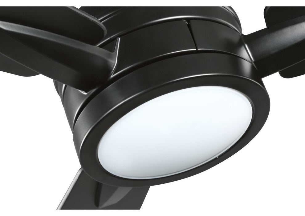Gaze Collection 60" LED 3-Blade Ceiling Fan, Black