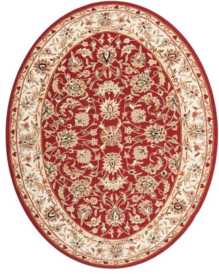Safavieh Chelsea hk78b Rug, Burgundy/Ivory, 2'6"x12'0" Runner