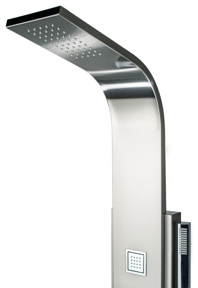 Blue Ocean 59"? Stainless Steel SPS8897 Shower Panel With Rainfall Shower Head