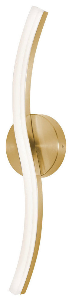 Trace 24" LED Vanity, Light Antique Brass