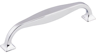 Top Knobs TK723 Contour 5 Inch Center to Center Handle Cabinet - Brushed Satin