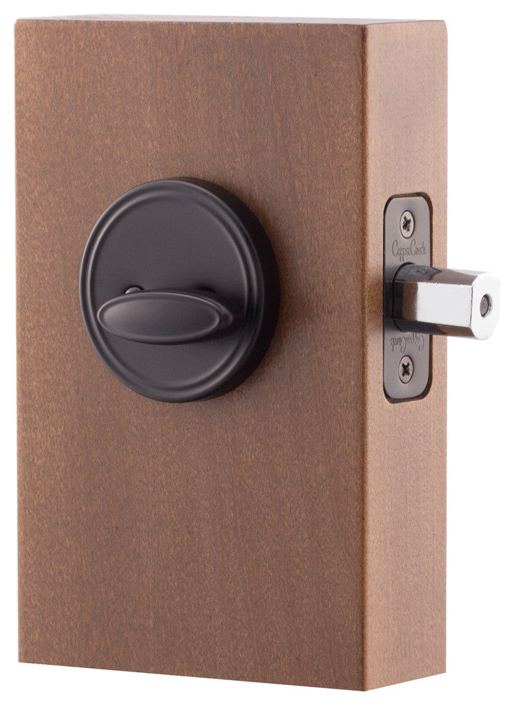 Single Cylinder Deadbolt, Black