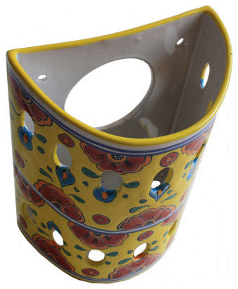 Canary Talavera Ceramic Sconce