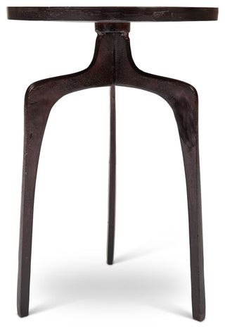 Vinya End Table, Raw Bronze