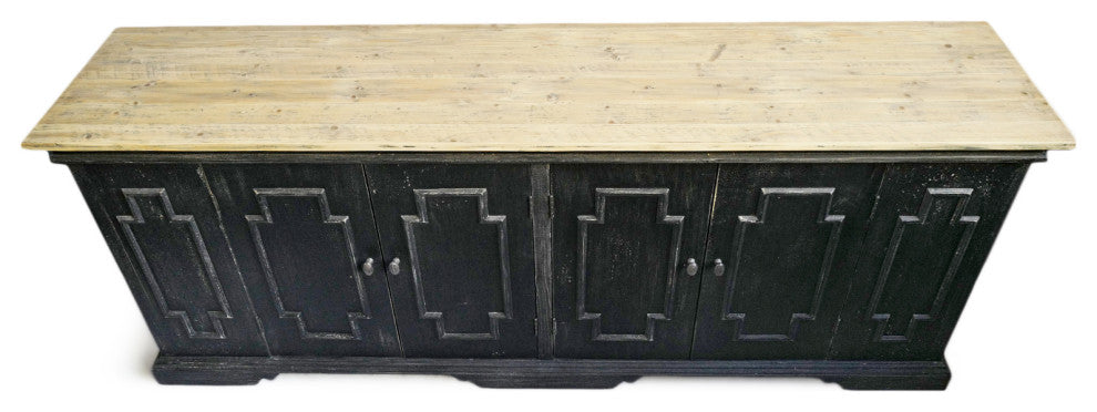 Salvaged Black & Tan Sideboard