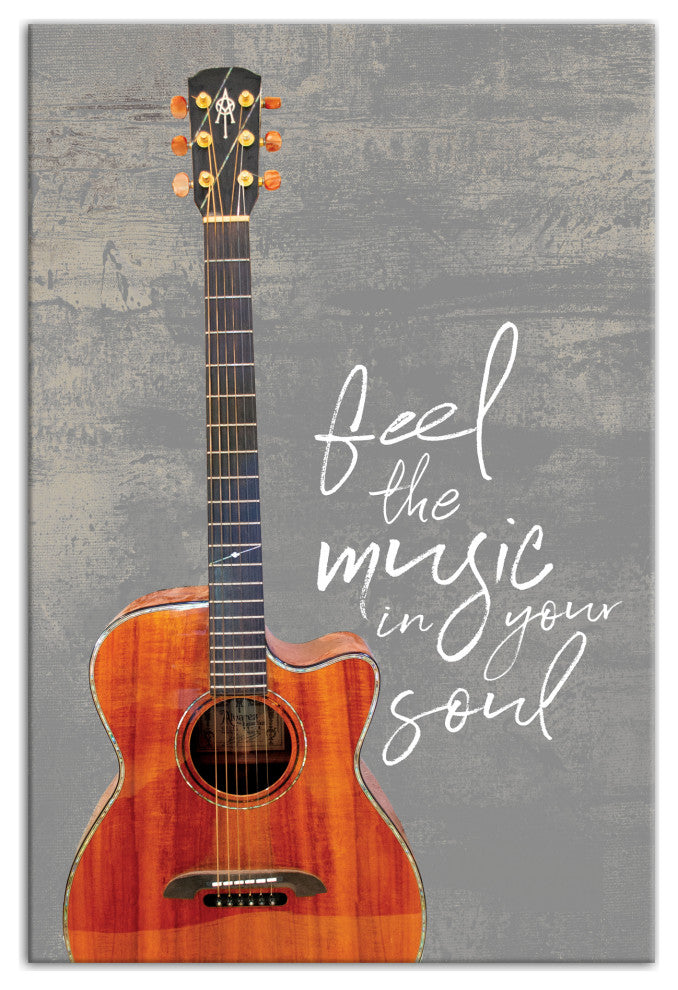 Feel Music In Soul 20x30 Canvas Wall Art