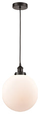 Innovations 616-1PH-OB-G201-12-LED 1-Light Mini Pendant, Oil Rubbed Bronze