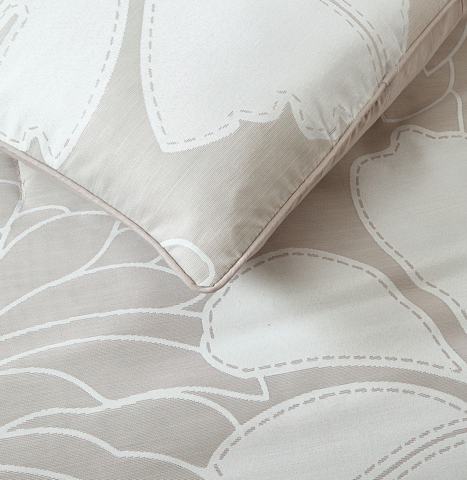 Viera 8 Piece Comforter Set, Taupe, King