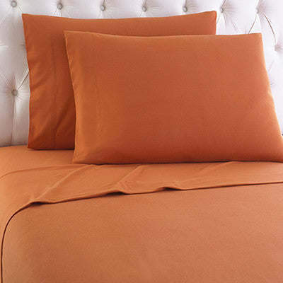 Micro Flannel Sheet Set, Terracotta, California King