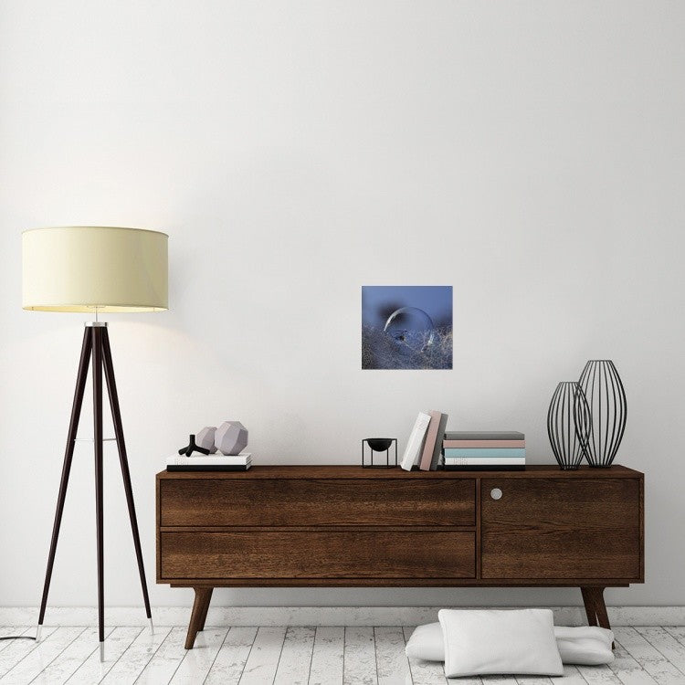"Blue Bubble Morning" Stretched Canvas Giclee by Kent Mathiesen, 16"x15"