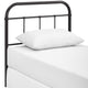 Serena Twin Steel Headboard, Brown