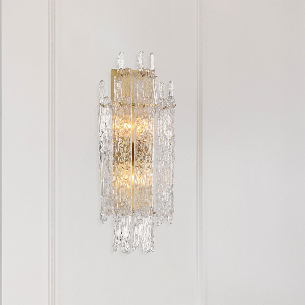 Crystorama Lighting Group ACK-923 Ackerly 3 Light 20" Tall Wall - Aged Brass