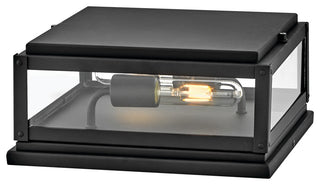 Hinkley Max Small Pier Mount Lantern, Black