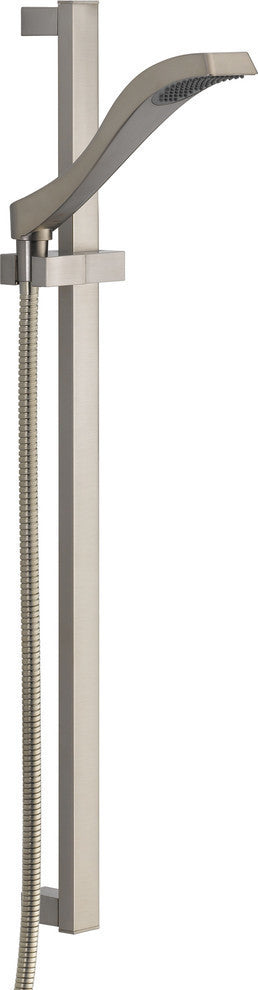 Delta Dryden Premium Single-Setting Slide Bar Hand Shower, Stainless, 57051-SS