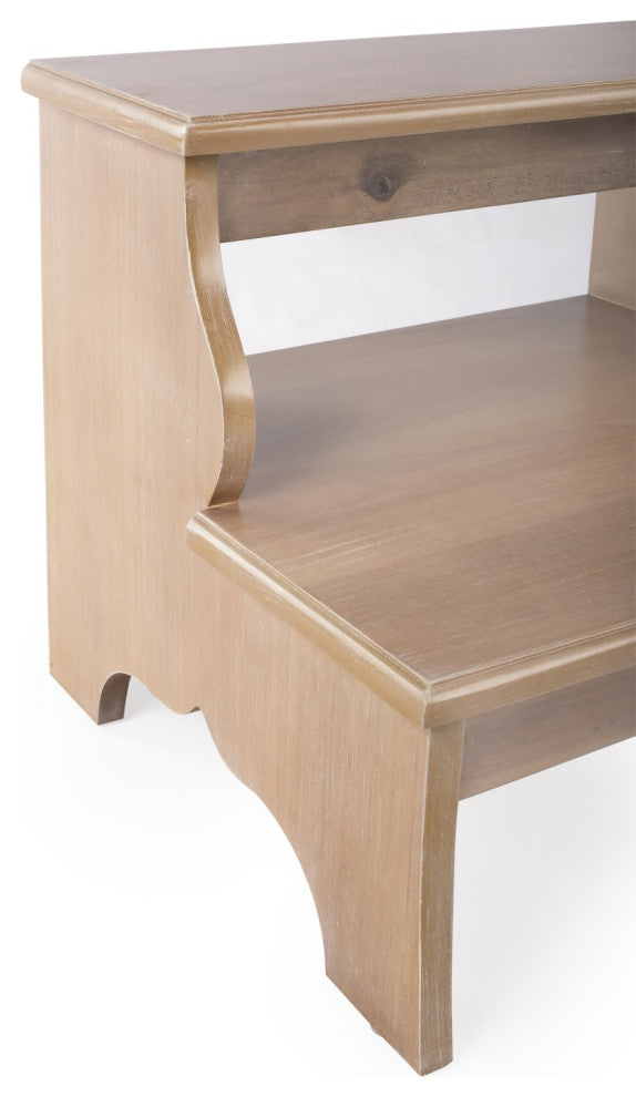 Handcrafted Driftwood Step Stool