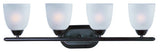 Maxim 11314 Axis 28"W Bath Light - Oil Rubbed Bronze / Frosted Glass