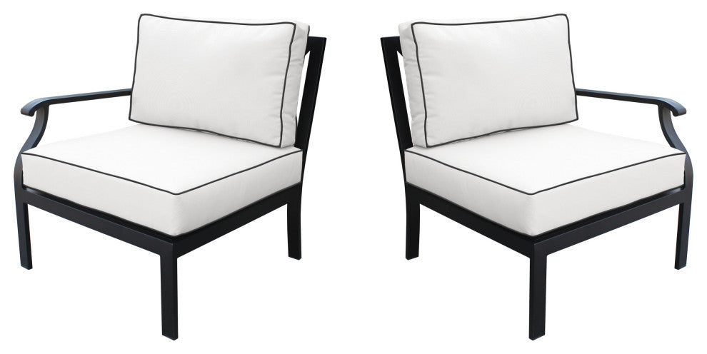 kathy ireland Madison Ave. Left Arm Sofa and Right Arm Sofa in Snow